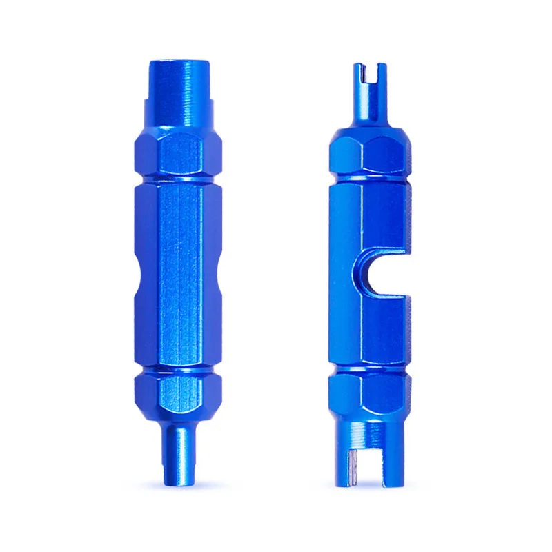 Bicicletta americana valvola nucleo strumento pneumatico tubo pneumatico valvola francese asta di prolunga smontaggio chiave accessori hardware
