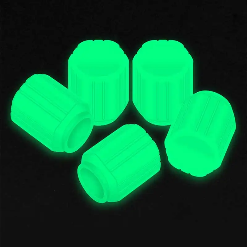 Luminous Valve Cap Plastic ABS Dust-proof Decorative Tires Accessories Universal Tyre Stem Covers Applicable Car Motorcycle Bike