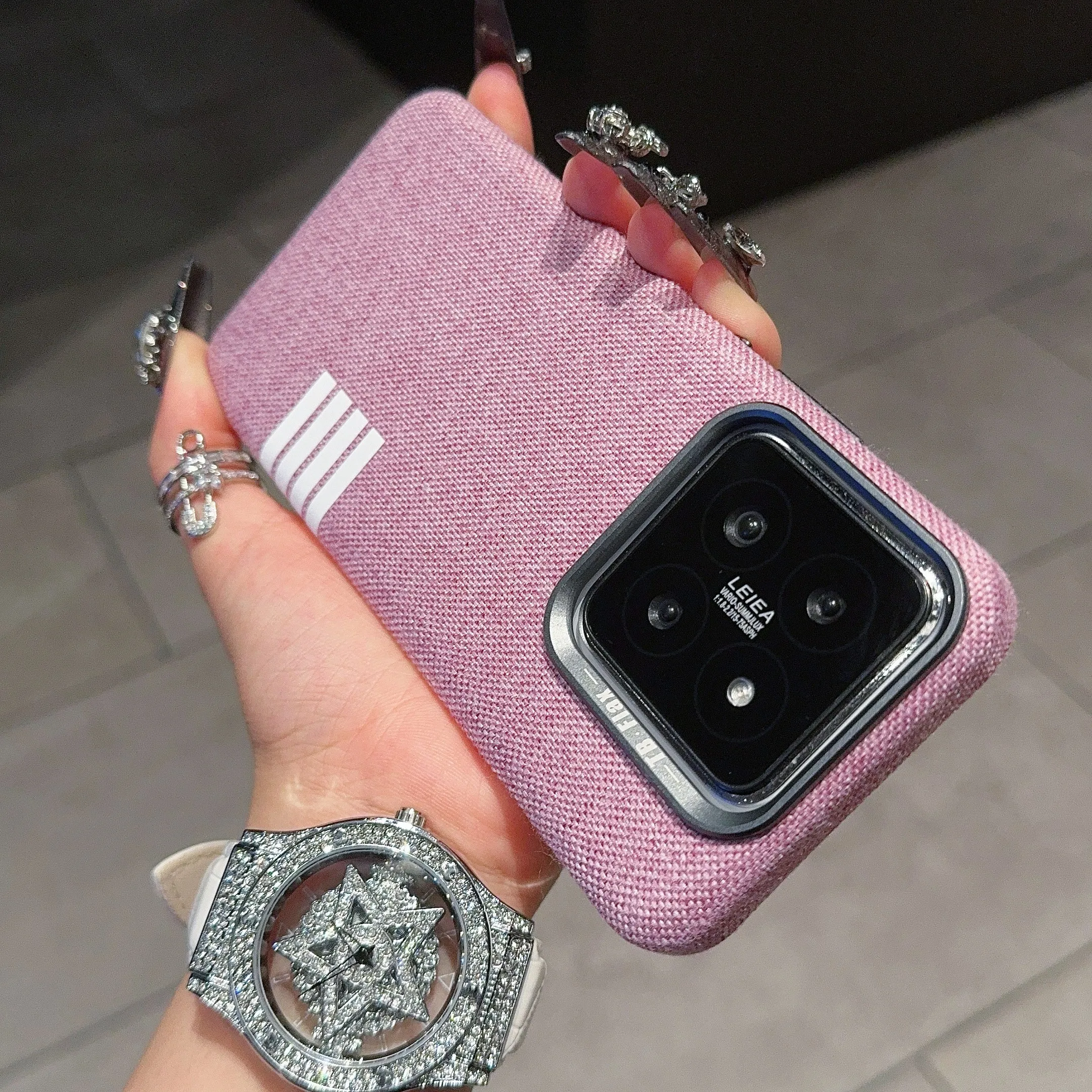 

For Xiaomi 15 14 Pro Case Luxury PU cloth Skin Protective Back Cover Case For Xiaomi 14 15 Pro Full Cover Phone Shell