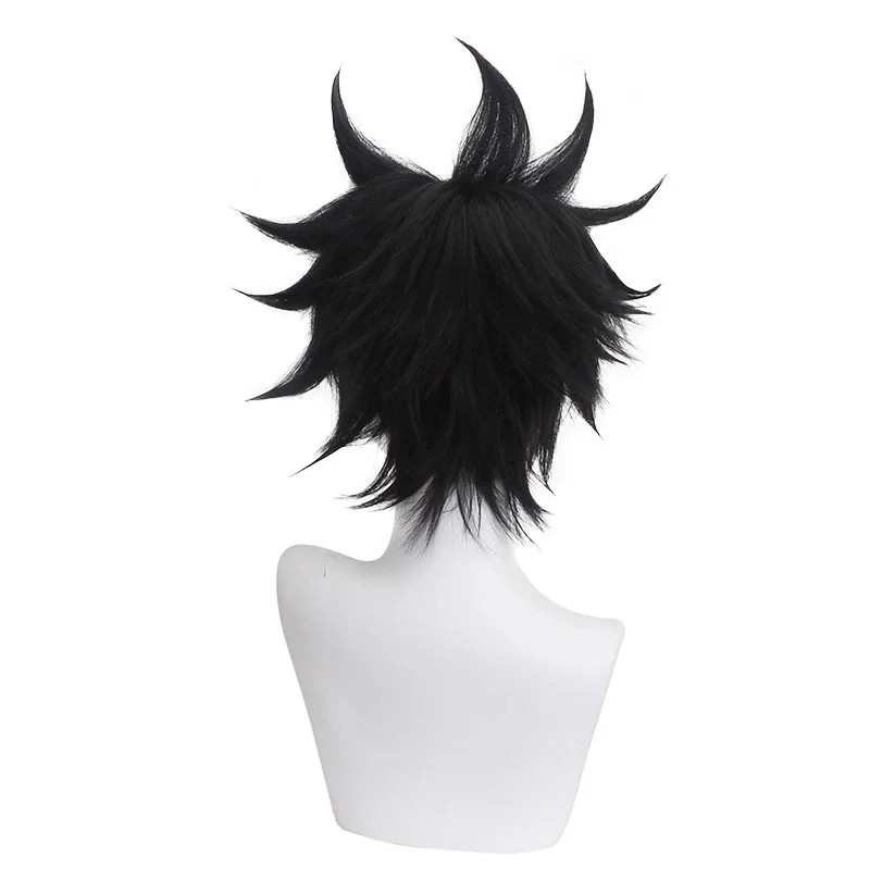 Anime Jujutsu Fushiguro Megumi Cosplay Pruik Mannen Zwart Kort Haar Halloween Party Rollenspel Kostuum Accessoires Synthetische Pruiken