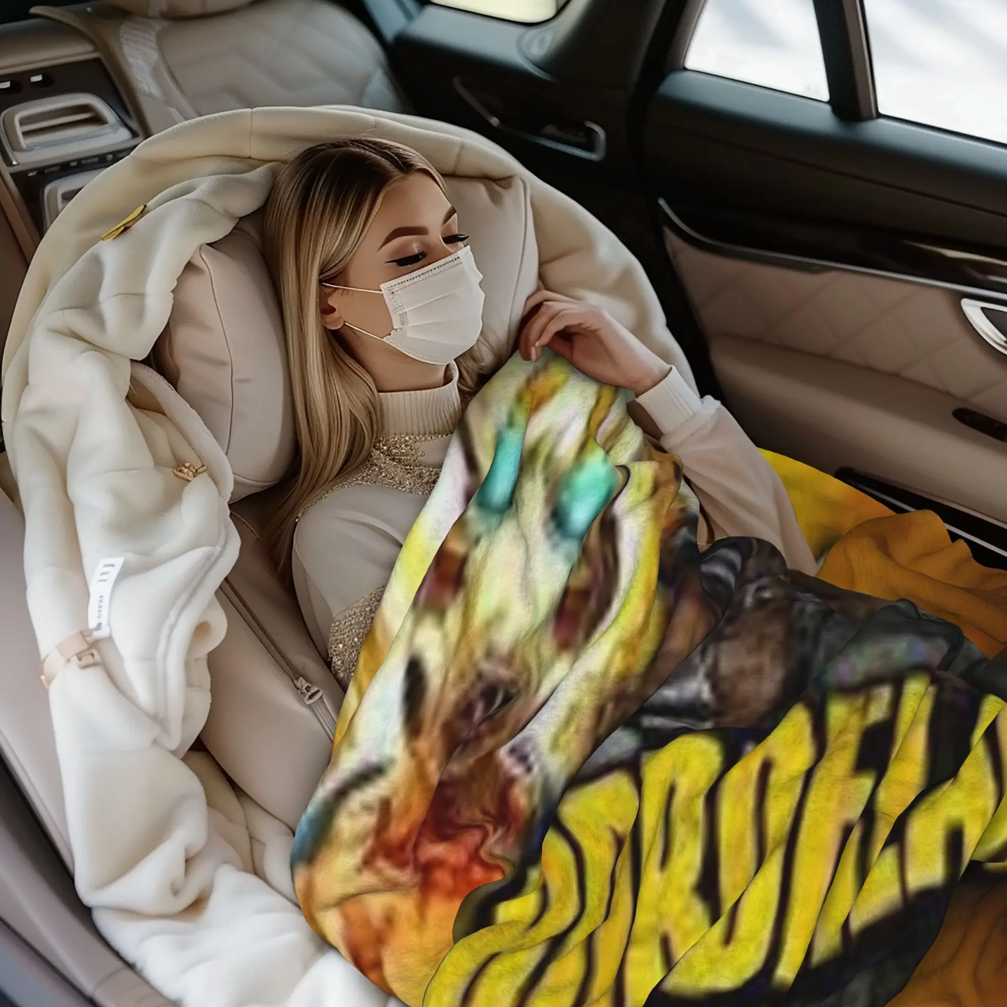 بطانية لعبة Borderlands 4 متعددة المقاسات دافئة ومريحة منفوشة للأريكة والسرير