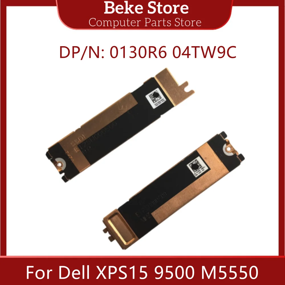 

Beke Laptop SSD Heatsink Bracket Drive Cooling Vest Bracket For Dell XPS15 9500 M5550 M2 2280 0130R6 130R6 04TW9C 4TW9C