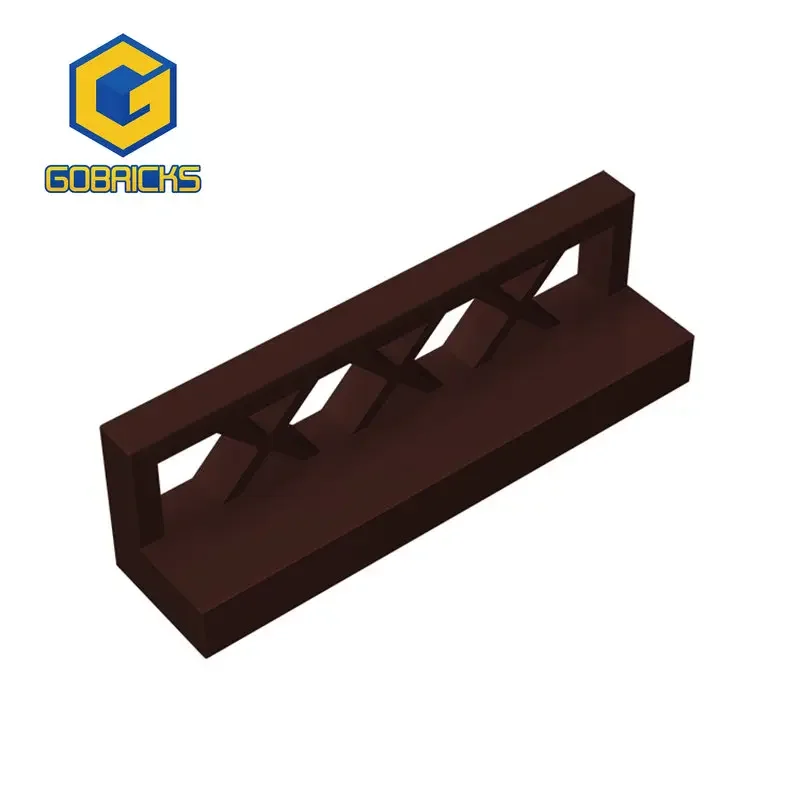 Gobricks 1PC 3633 MOC Recinzione in mattoni 1x4x1 compatibile con pezzi di giocattoli per bambini Assembla blocchi di costruzione Tecnici GDS-881