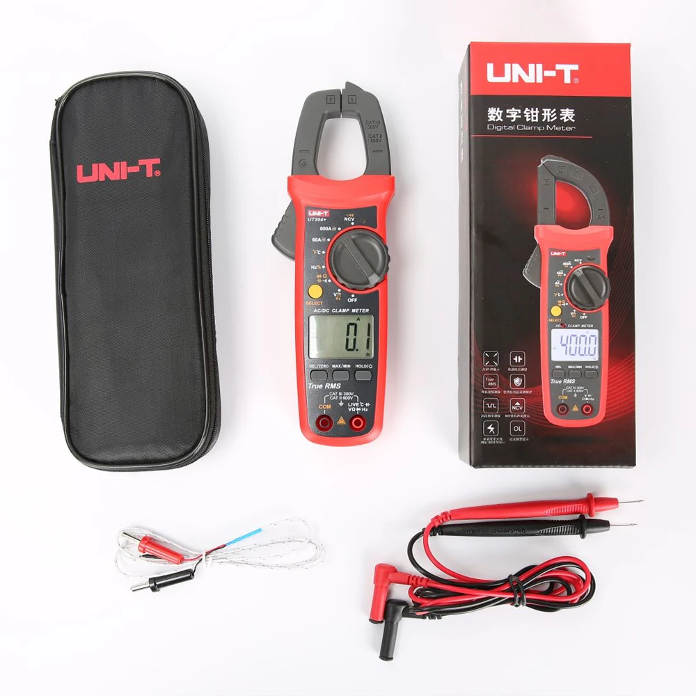 Imagem -05 - Uni-digital Clamp Meter Ut201 Mais Ut202 Mais Ut203 Mais Ut204 Mais ac dc Tensão Amperimetro Tester Alicadores Amperímetro Resistência Freqüência Medidor