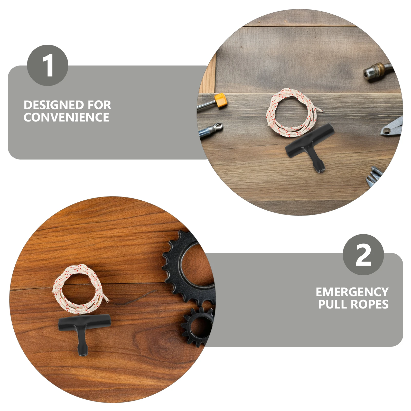 

2 Sets Garage Door Starter Attic Stair Pull down Rope Handle Manual Cord Plastic Release Attic Stairs Pulldown Handle Manua