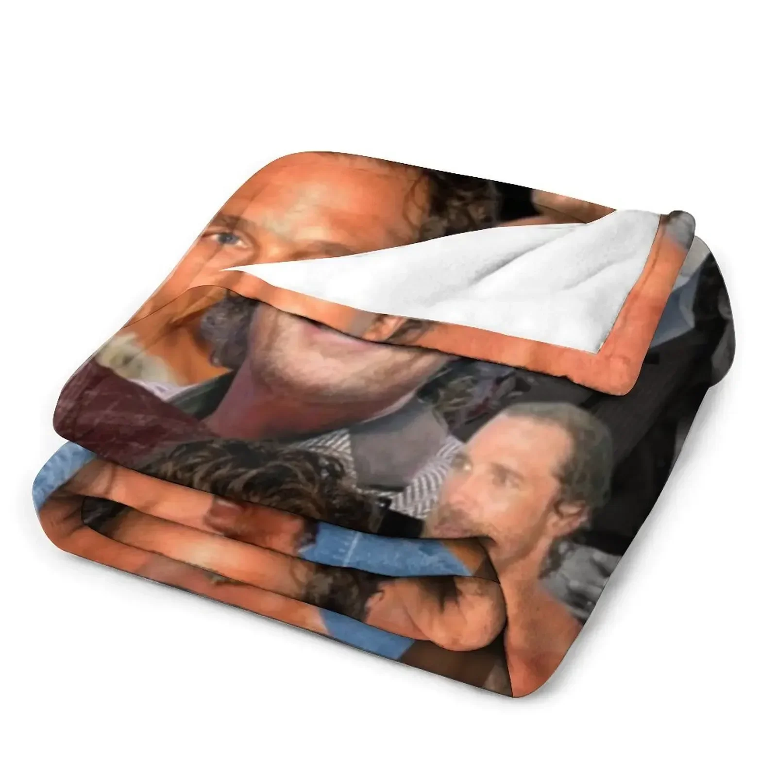 Matthew McConaughey photo collage Throw Blanket Thin Multi-Purpose Bed linens Blankets