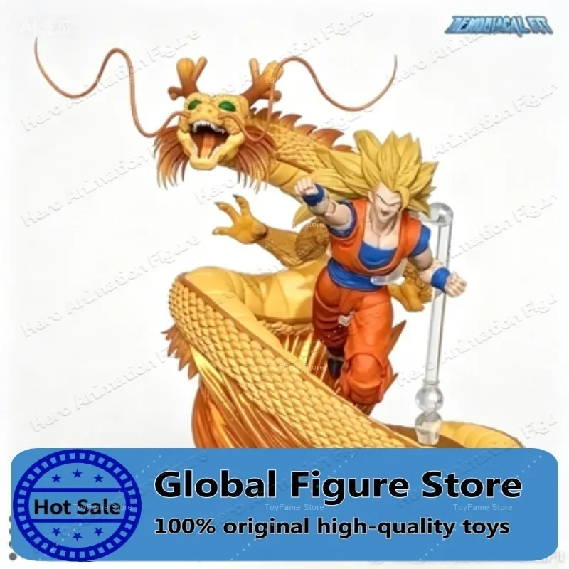 

In stock Demon Fusion Son Goku Ssj3 Action Figure Dragon Ball Shf Dragon Blaster Super Saiyan 3 Son Goku Kakarot Model Ornament