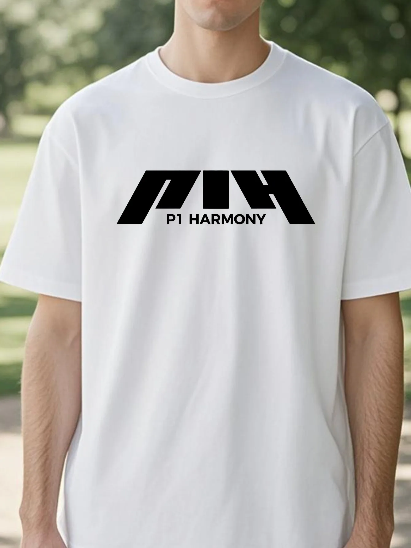 

P1Harmony Korean Boys Band T-shirt Summer Short Sleeve Tshirts Casual Fashion Harajuku Unisex Streetwear Graphic Print T Shirts