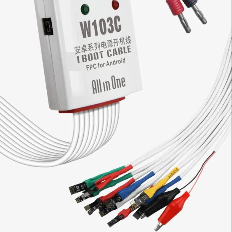 OSS W103C DC Power Supply Test Cable Boot Line For Huawei Xiaomi Samsung Repair Tools Compatible With Android Series Phone