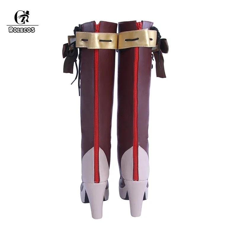 ROLECOS Violet Evergarden Cosplay Shoes Violet Evergarden Boots Customer Size Made Anime Cosplay Shoes