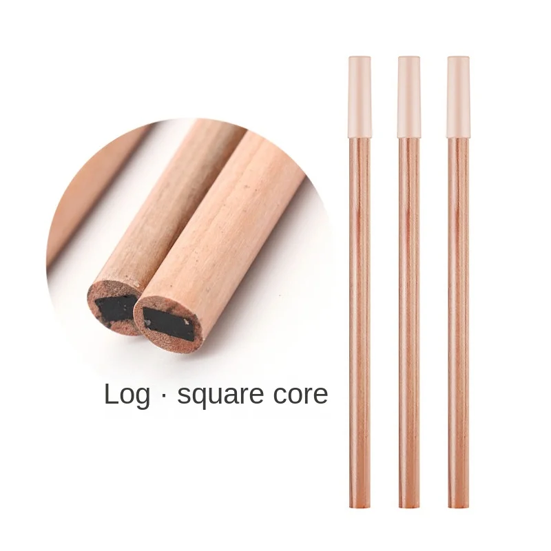 Flat Headed Microblading Wooden Waterproof Eyebrow Pencil  Art Tint Permanent Makeup Brow Pen Enhancers