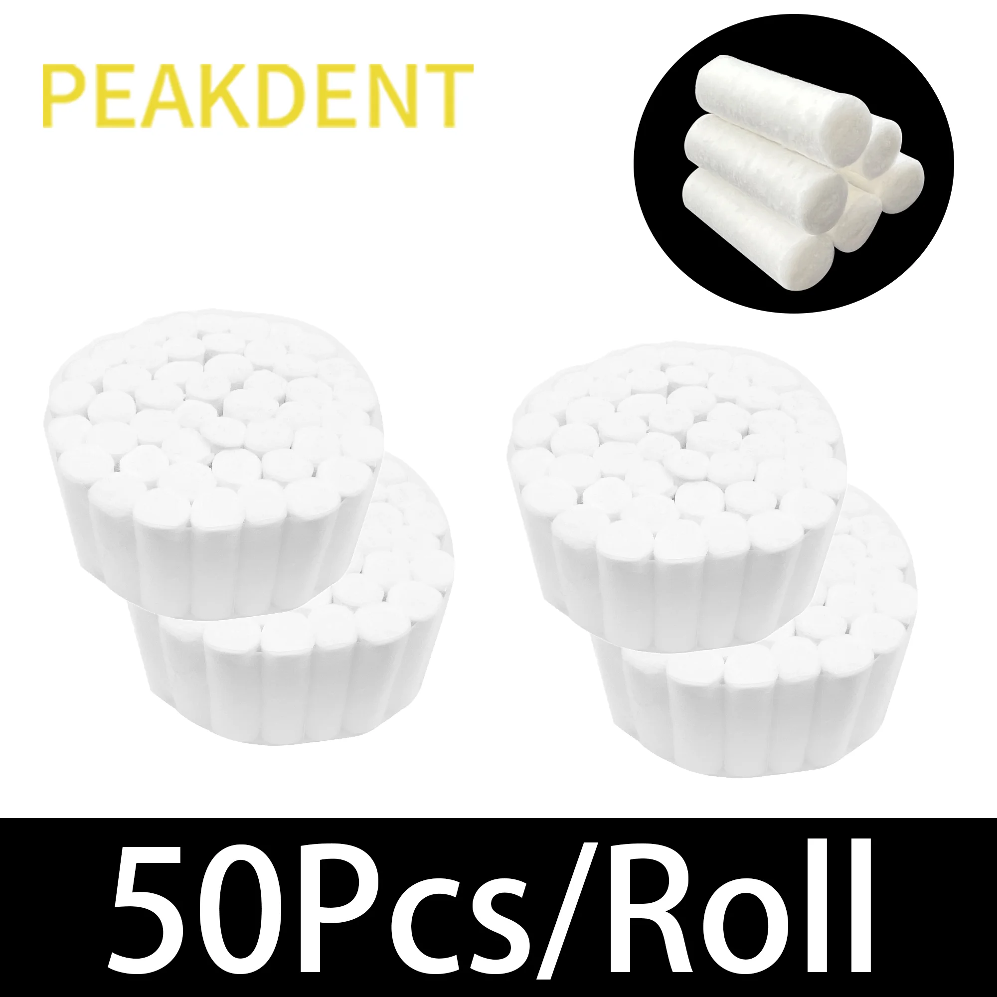 Disposable Dental Medical Surgical Cotton Rolls Teeth Whitening Cleaning High-purity High absorbent Materials Dentist Supplies