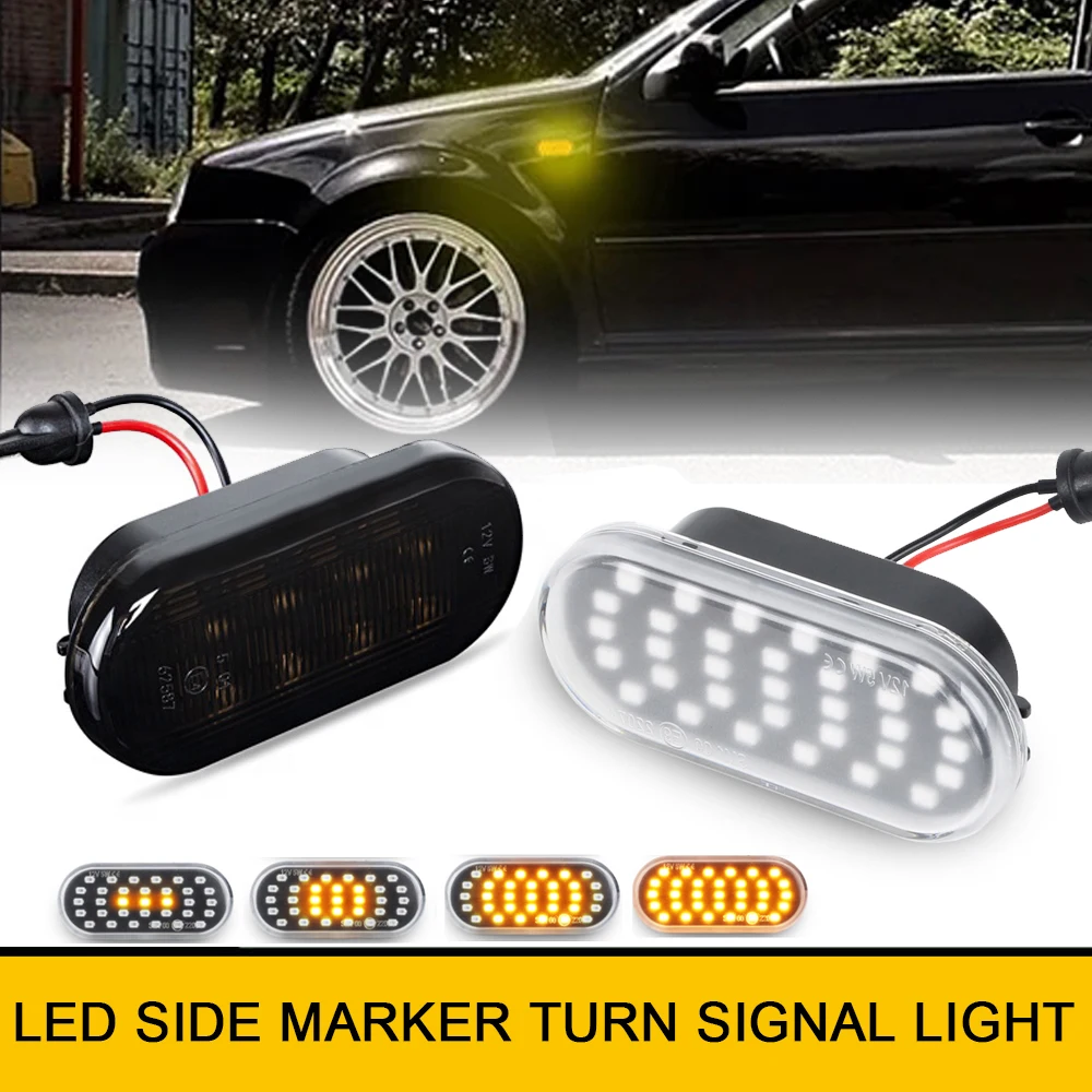 

For Seat Toledo 1M2 MII Leon Ibiza Inca Exeo Cordoba Built Arosa Alhambra Altea XL Dynamic Amber Led Turn Signal Indicator Light