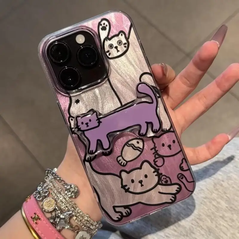 Funny Purple Kitten…