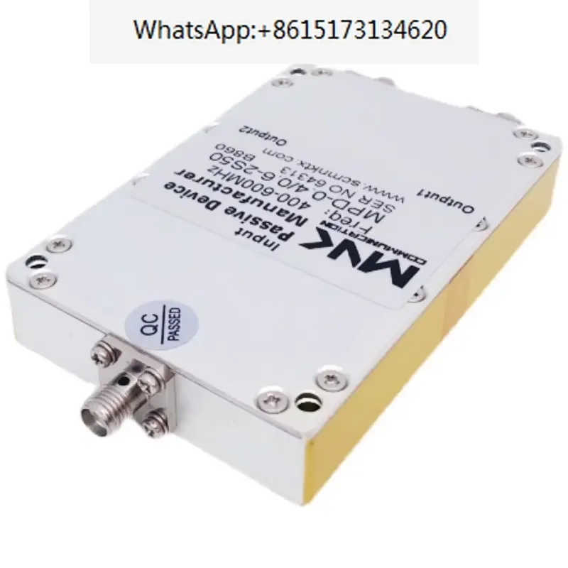 50W SMA head 400-600M RF microstrip 0.4-0.6G microstrip 1/2 power divider