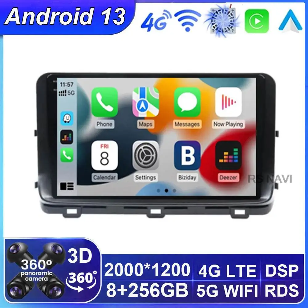 

Android 13 Car Radio For Kia Ceed 3 CD 2018 - 2022 Multimedia Video Player Navigation stereo GPS No 2din 2 din dvd