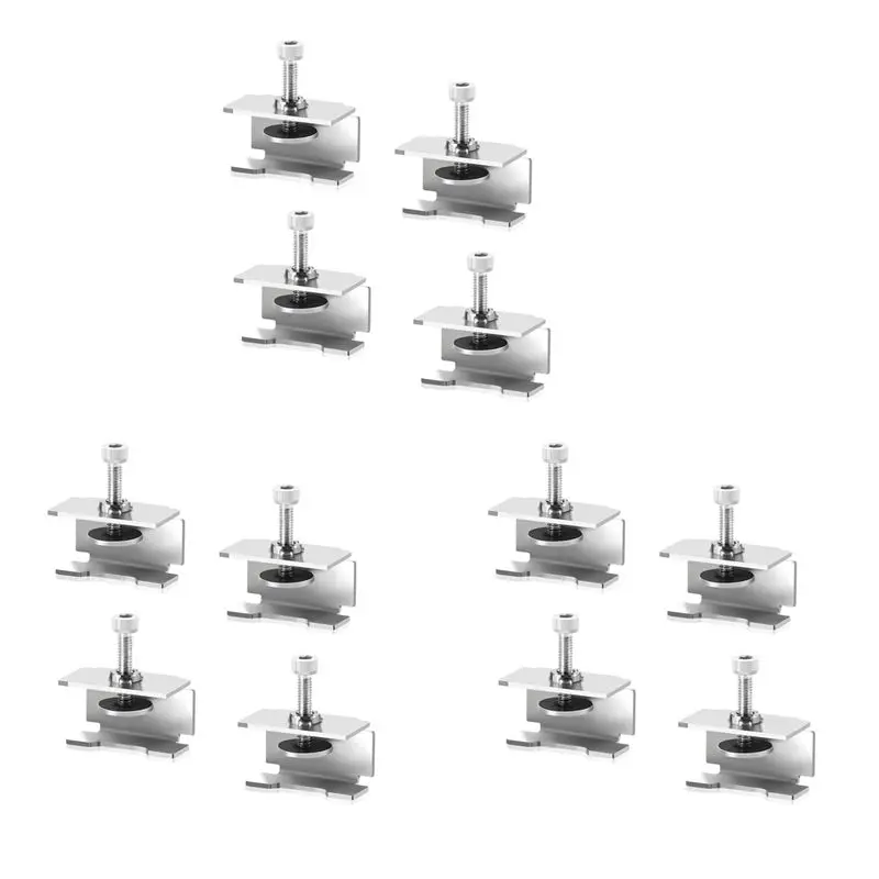 

Зажимы для стеклянной платформы BAAJ, совместимые с Ender 3/3 Pro/V2/3S, Ender 5/Pro, регулируемые зажимы-крепления для 3D-принтеров, 12 шт.