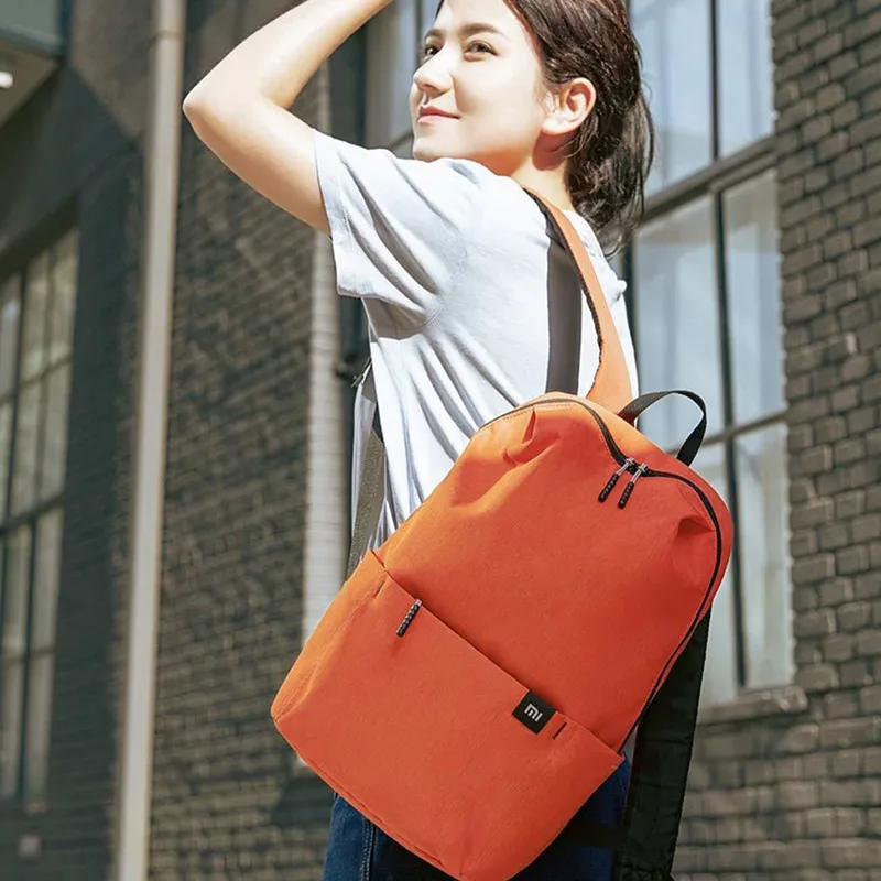 In Stock 10 Colors Xiaomi Mi Backpack 10L Bag 165g Urban Leisure Sports Chest Pack Bags Small Size Shoulder Unise Mi bags