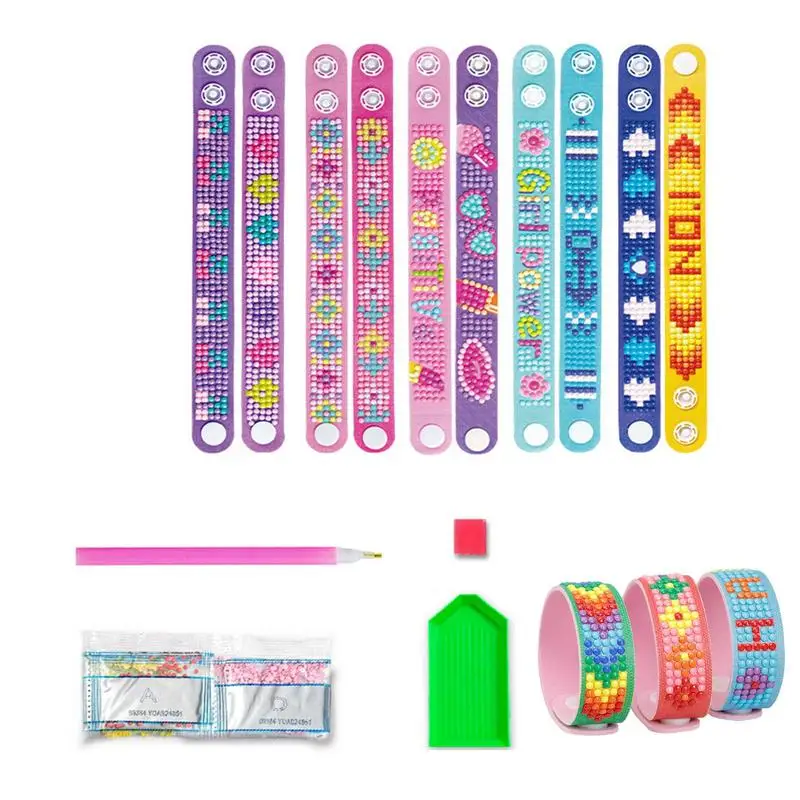 Kit de bricolage de bracelet de navire de chia, arts et artisanat de bijoux, jouets pour filles et garçons âgés de 6 à 12 ans