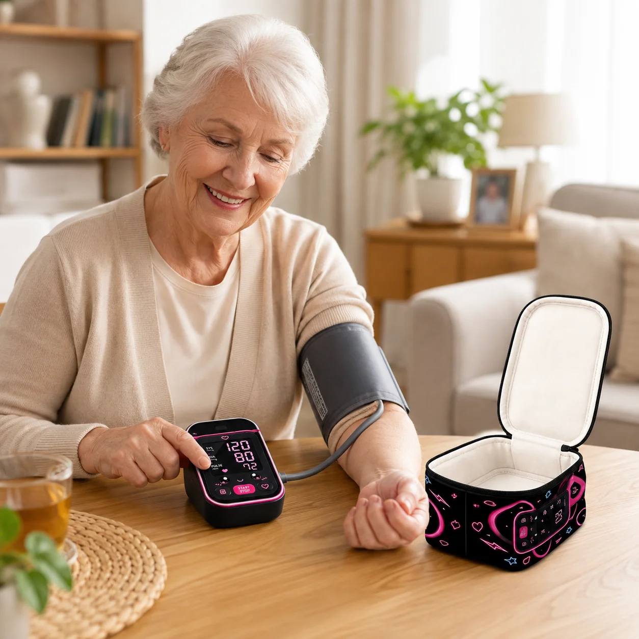 حقيبة تخزين جهاز قياس ضغط الدم - مراجعة Blood Pressure Monitor وسعره