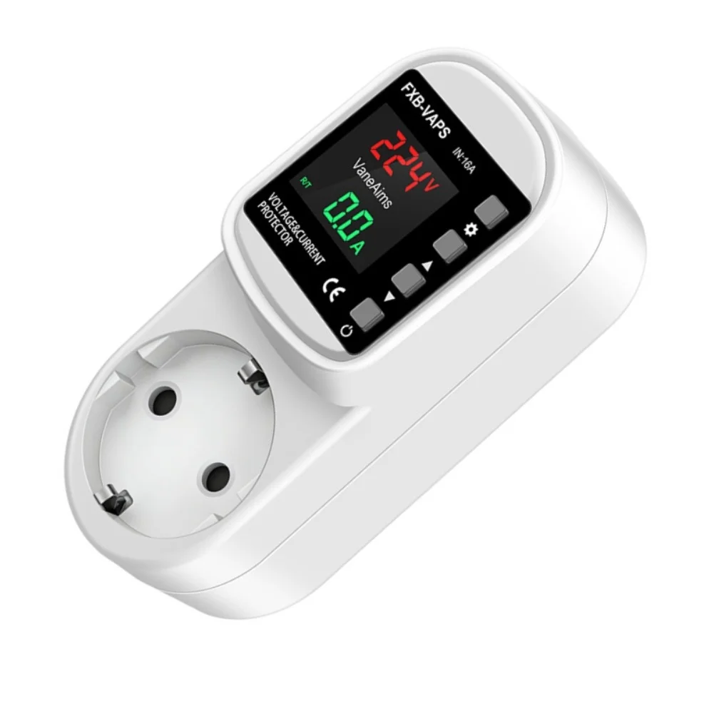 16A Voltage Protection Unit for 110V Appliances Real Time Voltage Tracking for auto Disconnect and Reconnect Feature