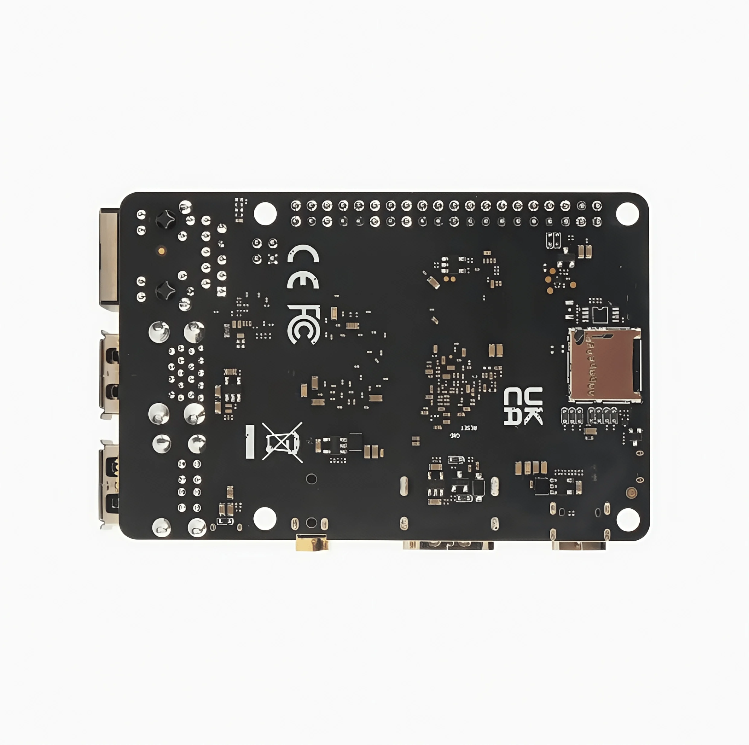 لوحة تطوير وحدة المعالجة المركزية Radxa ROCK 2A RK3528A رباعية النواة لوحة واحدة للكمبيوتر تدعم وحدة معالجة الرسومات و4K