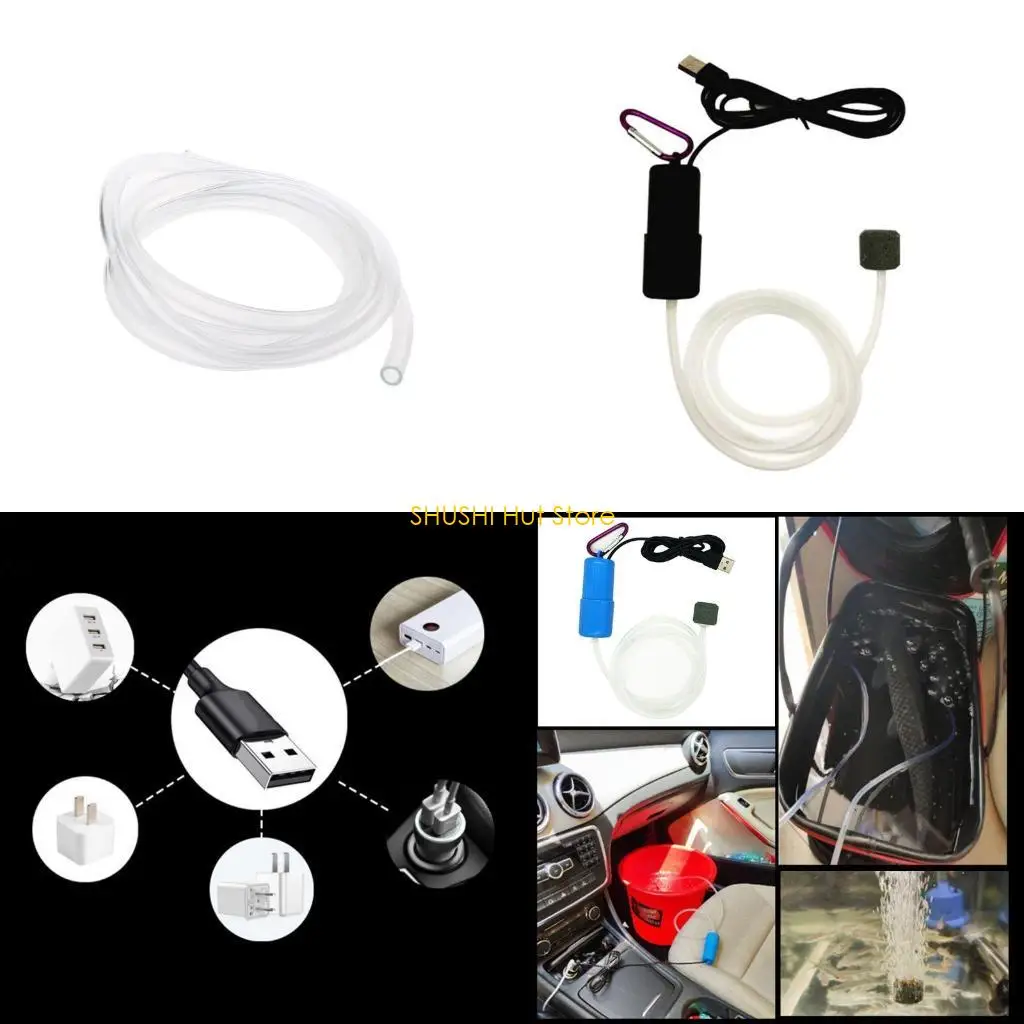 

Мини-USB аквариумный воздушный насос, водный террариум, рыба для резервуара, небольшой оксигенатор Acce D57B