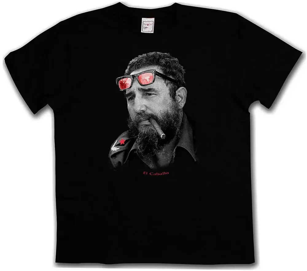 EL CABALLO T-SHIRT - Cuba Guerilla RAF Che Guevara Hero Fidel Castro tops Unisex Summer Short Sleeve