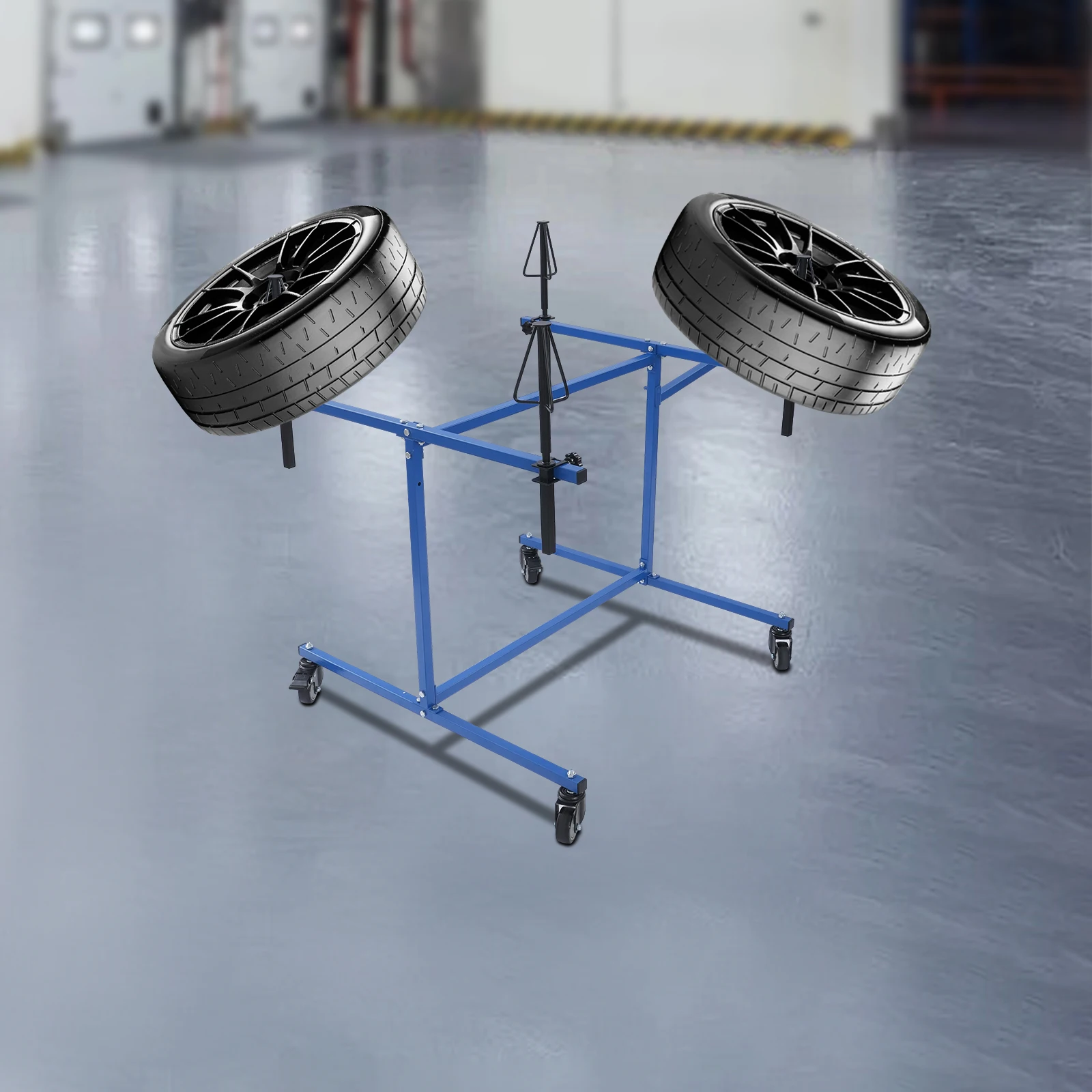 عجلة الطلاء حامل رف تجفيف الرف السيارات الجسم اللوحة إصلاح السيارات الرف ث/4 عجلات دوارة حافة شجرة إصلاح قوس 100 كجم