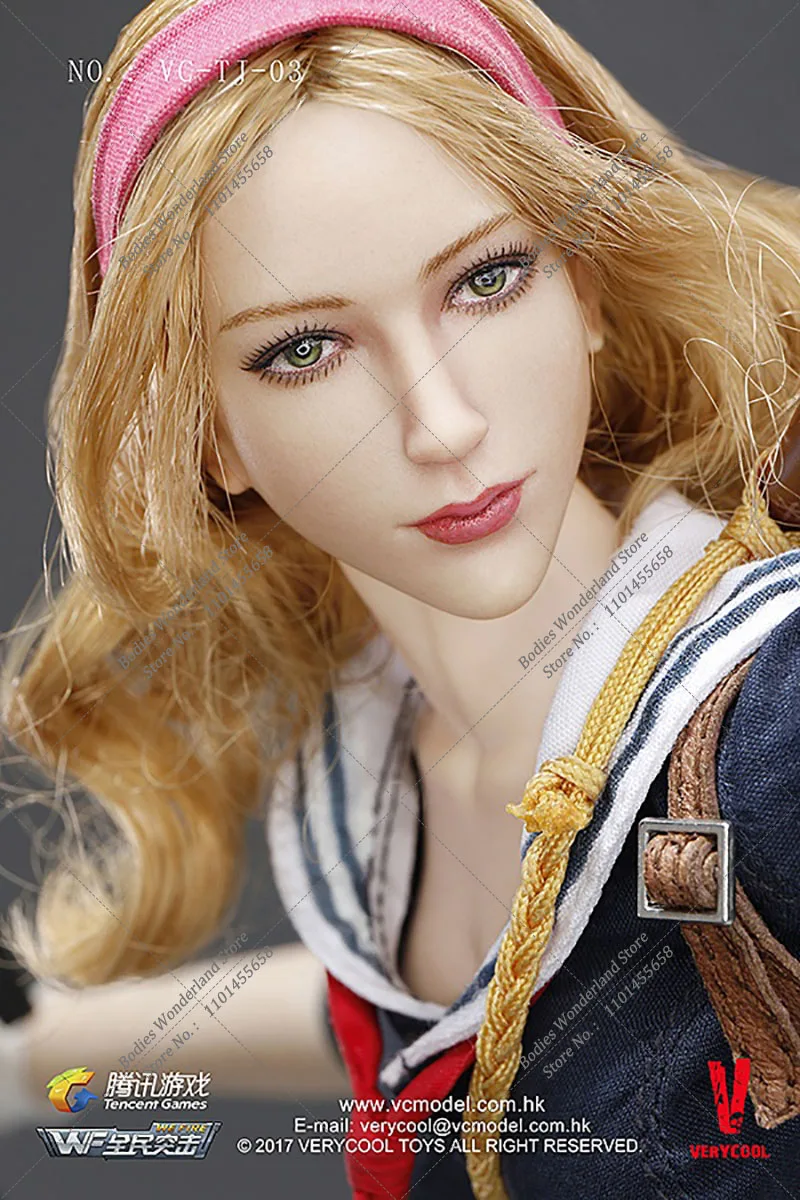 متوفر في المخزون VERYCOOL VC-TJ-03 1/6 مقياس لعبة الموجة الثالثة بليد فتاة البكر 12 بوصة مجموعة كاملة أنثى الجندي عمل نموذج لجسم