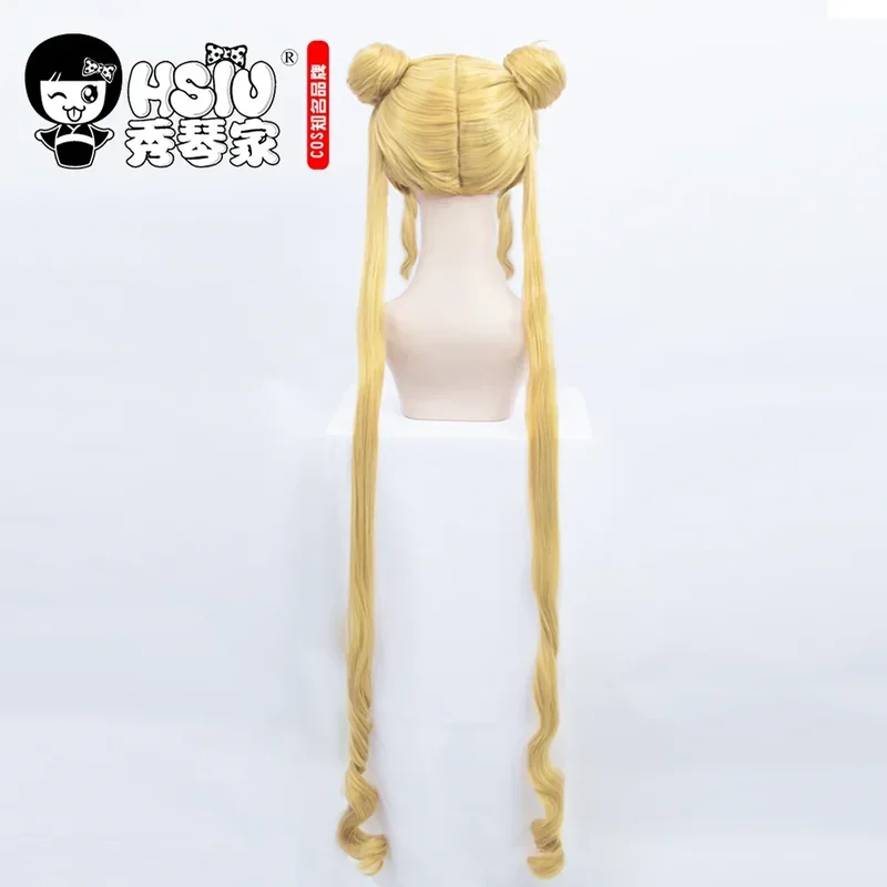 Tsurino Usagi cosplay wig blonde double ponytail long curly give away brand wig net