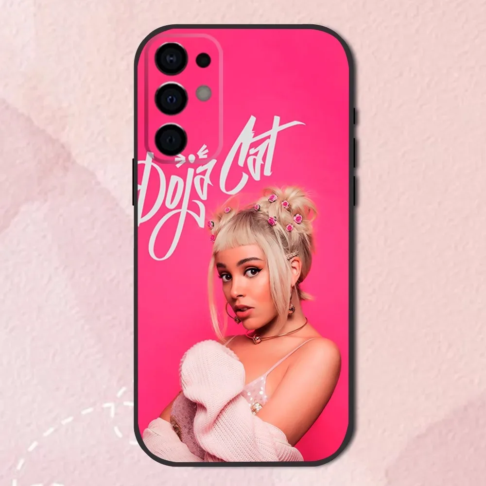 Singer D-Doja Cat Phone Case For Samsung S24,S21,S22,S23,S30,Ultra,S20,Plus,Fe,Lite,Note,10,9,5G Black Soft Cover