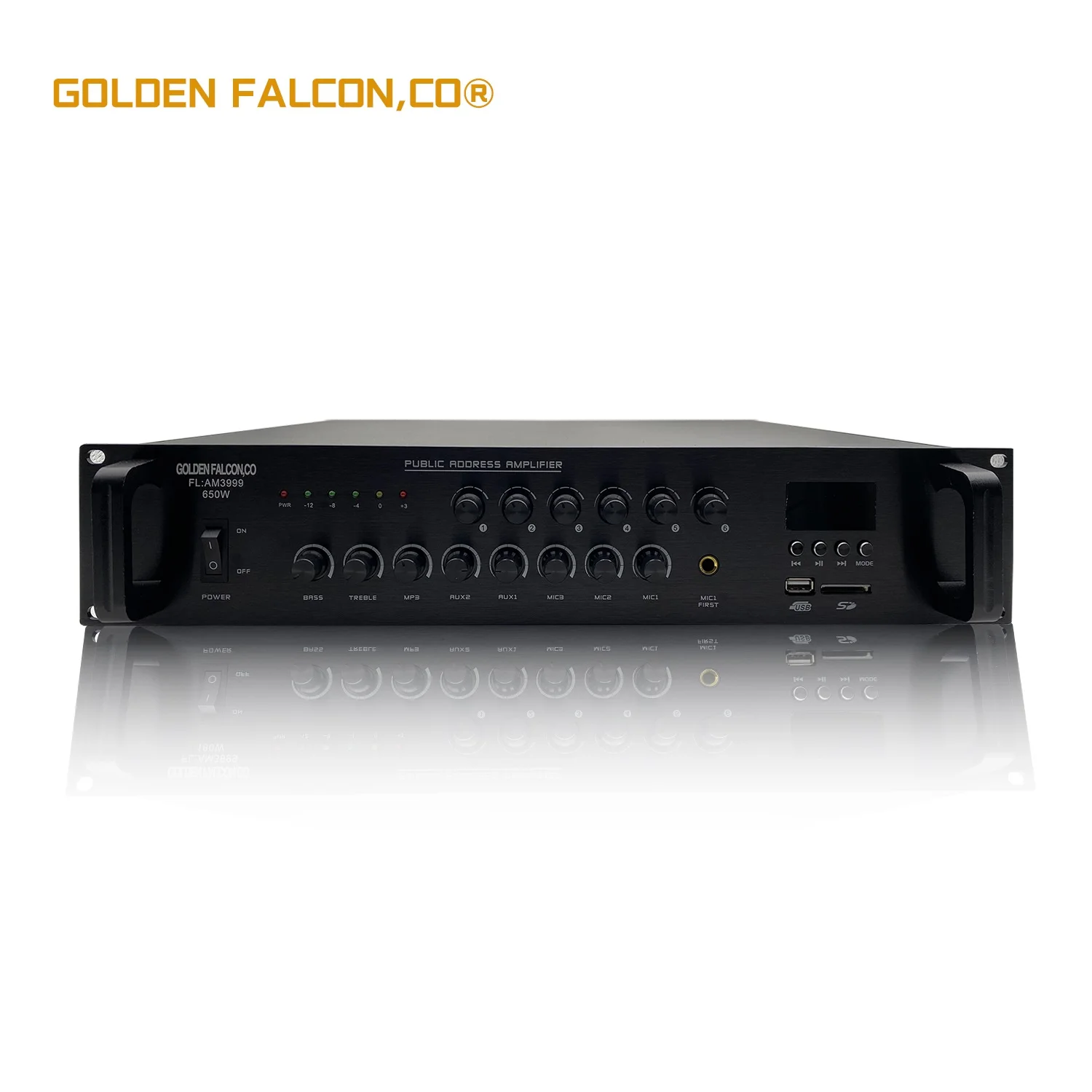 

High power professional power amplifier 650W Public address system USB card blue Tooth amplifier