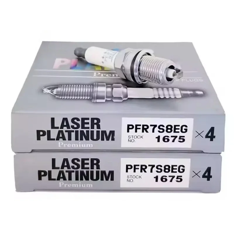 4/6PCS 1675 PFR7S8EG Platinum Spark Plug For Volkswagen Golf VI Passat B7 Eos Audi A5 A6 A8 Q3 Q5 R8 TT Seat Leon Skoda Superb