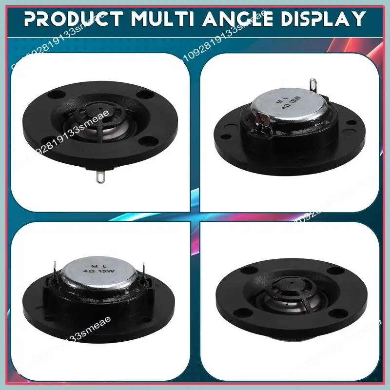 N94R Set Speaker Tweeter Mobil 2 Inci 52Mm 4OHM 20W Modifikasi Audio Mobil Performa Tinggi