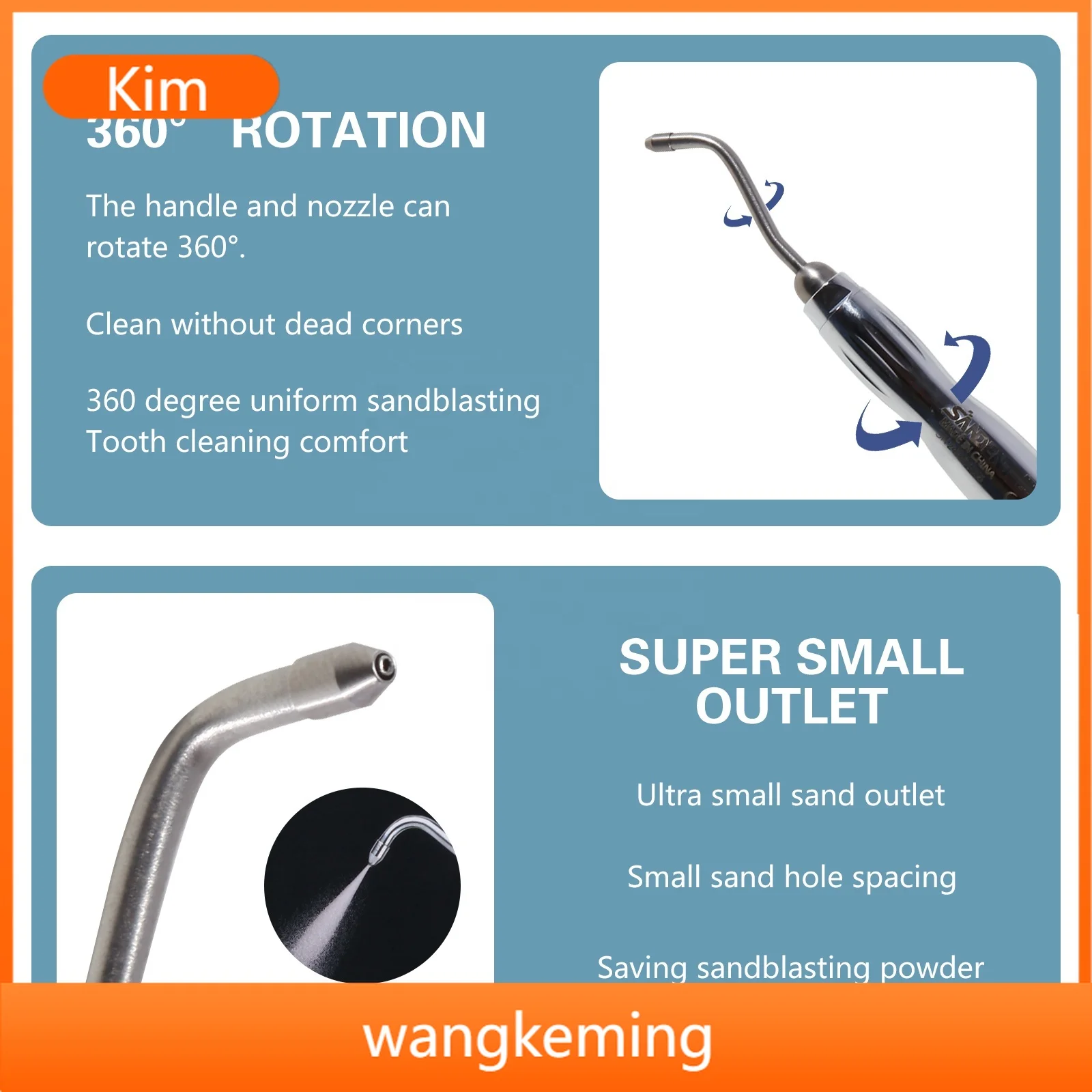 KimsoNew Arrivals !  Hygienist Prophy Air Flow Teeth Polisher Fit NSK Phatelus Coupling