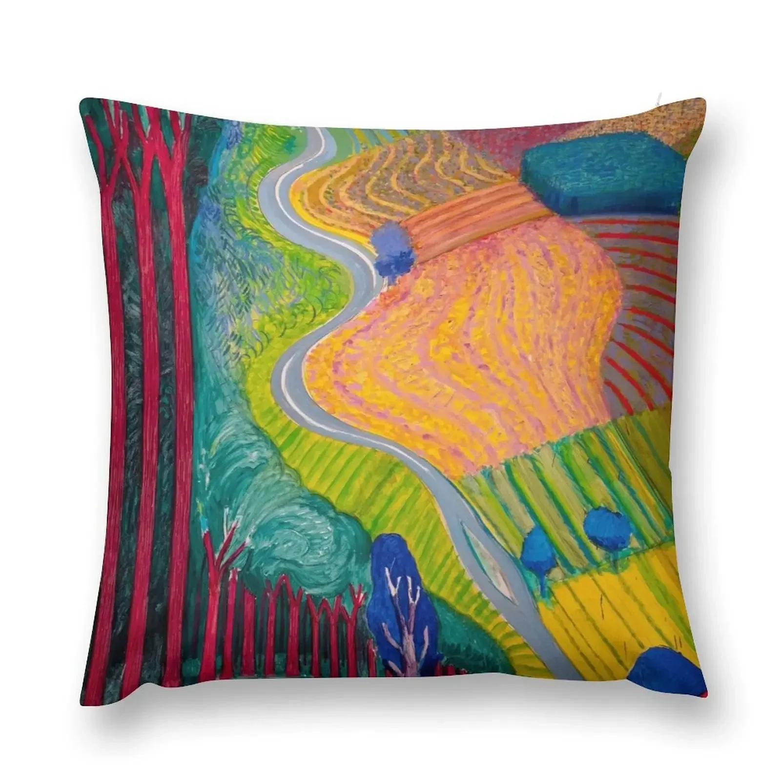 Original Paintings by David Hockney Throw Pillow Sofa Cushions Cover Luxury Pillow Cover pillow