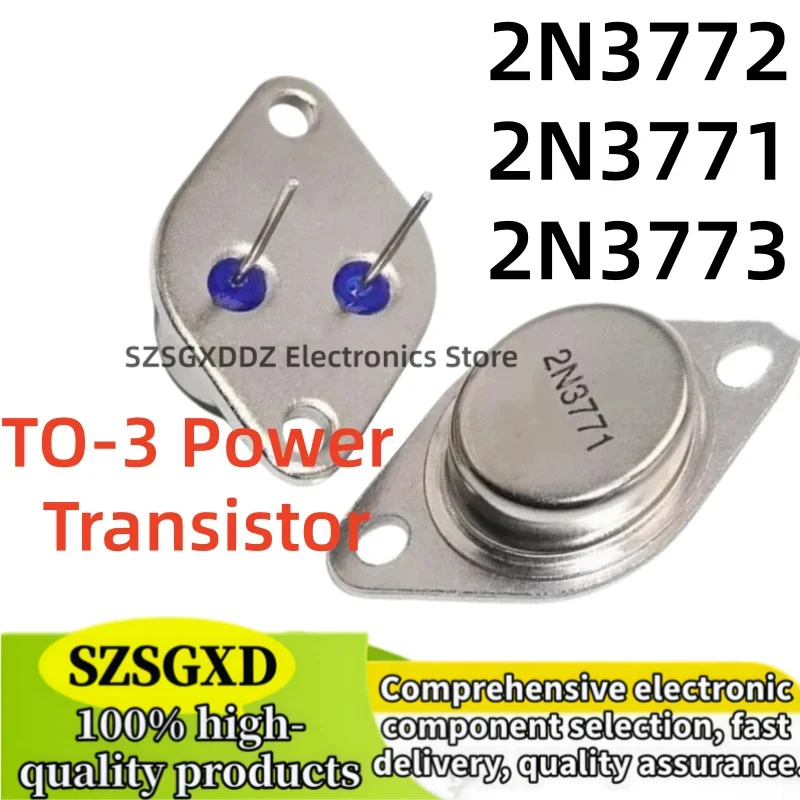 5-10Uds 100% nuevo 2N3771 2N3772 2N3773 3771 TO3 3772 3773 2N3771G 2N3772G 2N3773G TO-3 Power Transistor In Stock