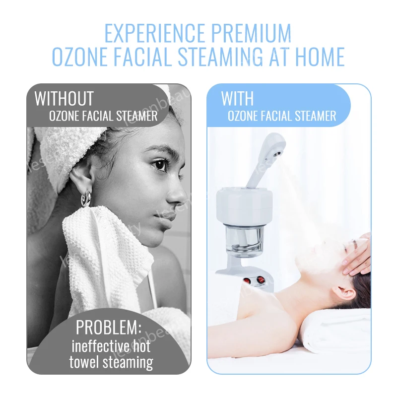 Professional nanoion steam beauty device spray mode hot steam for deep hydration skin care tender skin facial moisturizer beauty