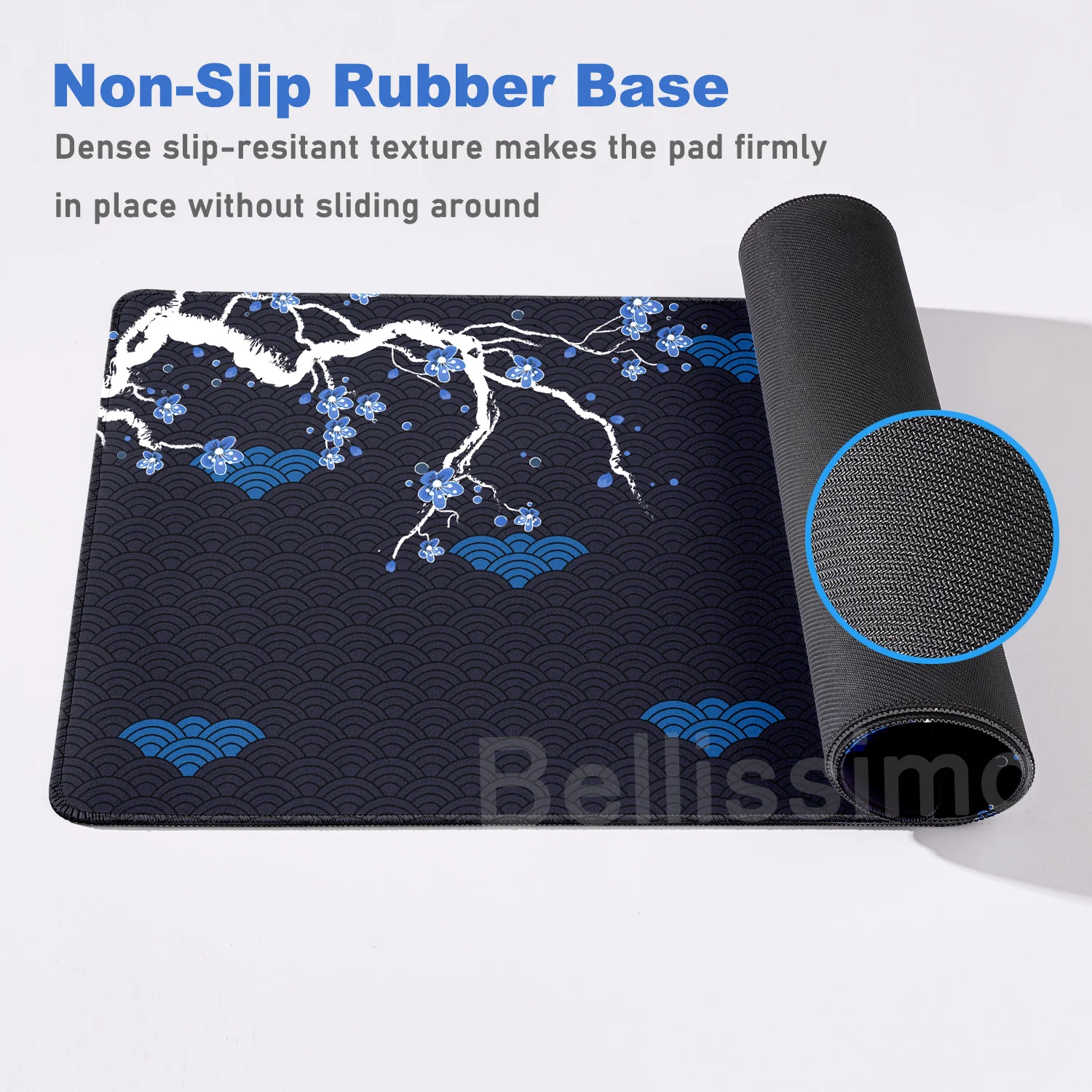 HD Pretty Sakura Gaming Mouse Pad Kawaii Desk Mat Large Office Carpet Accessories Cherry Blossom Mousepad PC Gamer Computer Mats