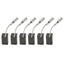 6pcs Carbon Brushes For 6.5x8x13mm GWS 7-100 GWS 7-115 E GWS 7-125 GOP250CE Angle Grinder Replacement Carbon Brushes