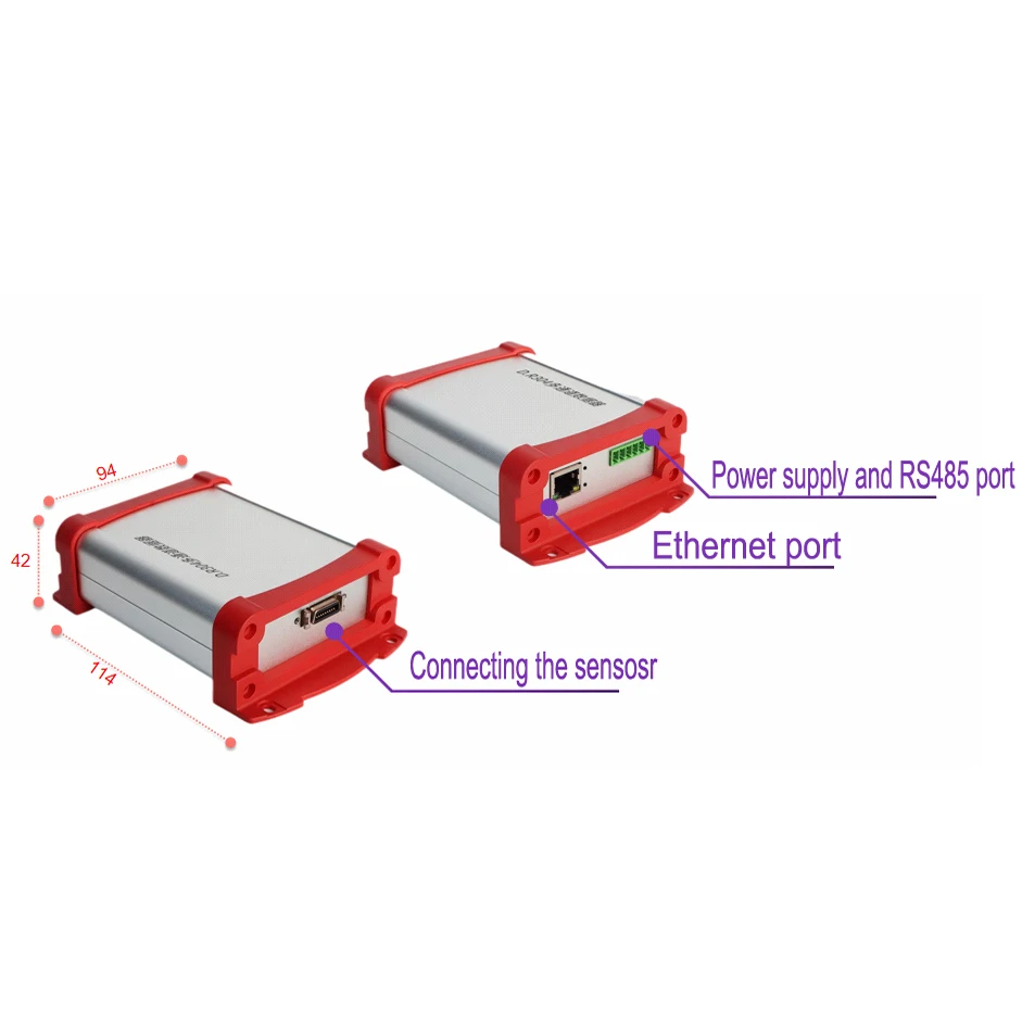 6-channel data acquisition system amplifier collector with RS485 and Ethernet interface for multi -axis 6 axis load cells