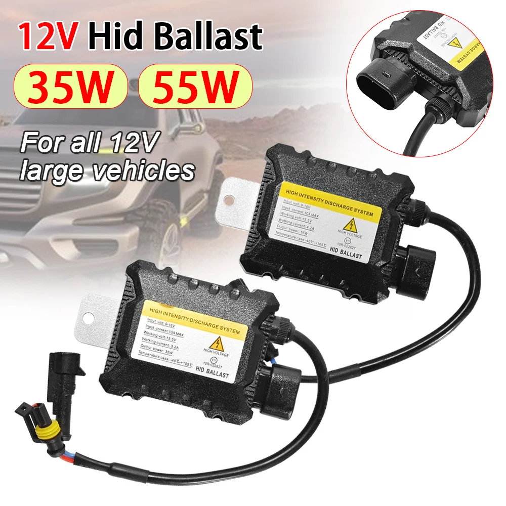 1PC Digital Slim Hid Ballast 35W/55W 12V Hid Xenon Ballast Ignition Electronic Ballast For H1 H3 H3C H4-1 H4-2 H7 H8 Tools