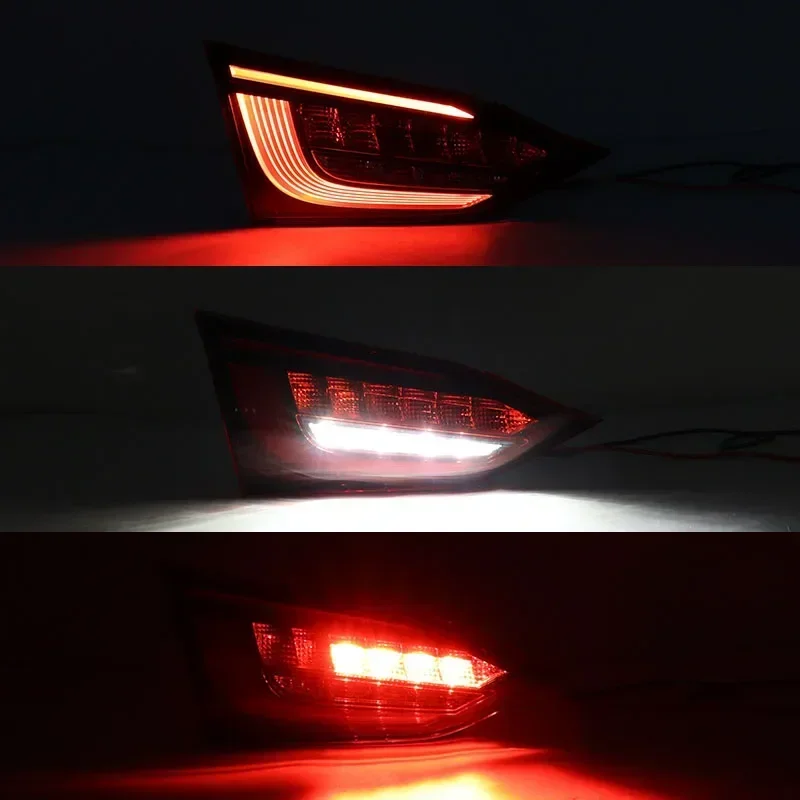 New！ For Infiniti Q50 Q50L 2018 2019 2020 2021 Car LED Rear Inner Tail Light Assembly Tail Lamp Taillight Turn Signal Lamp Brake