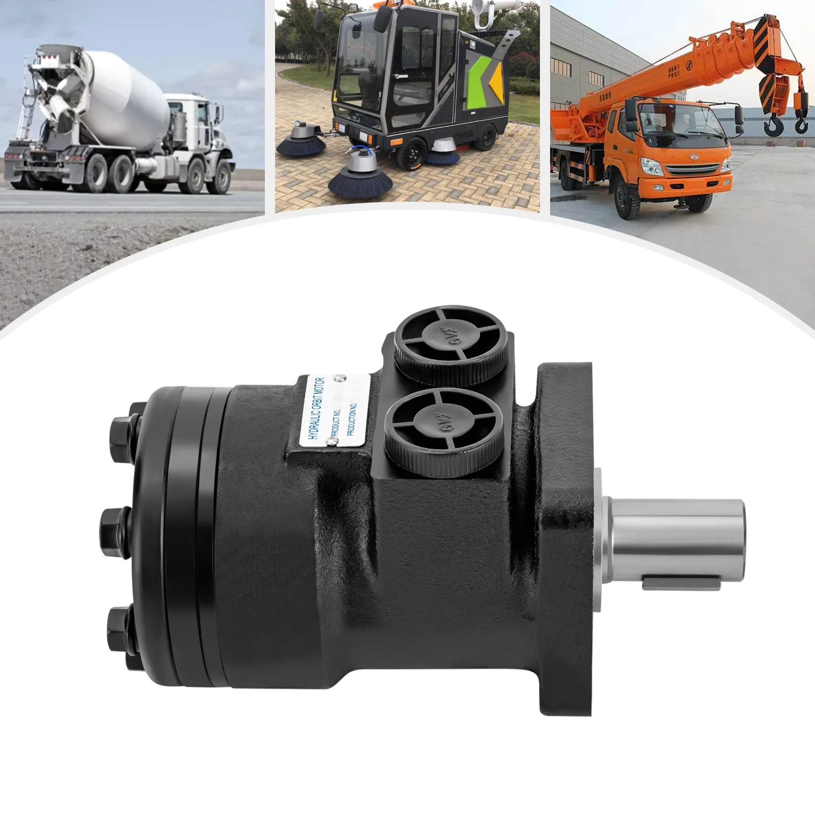 Industrial Hydraulic Motor, Durable Alloy Steel Shaft, Precision Processed Rotor and Stator, Three-Layer Oil Seal for Leak