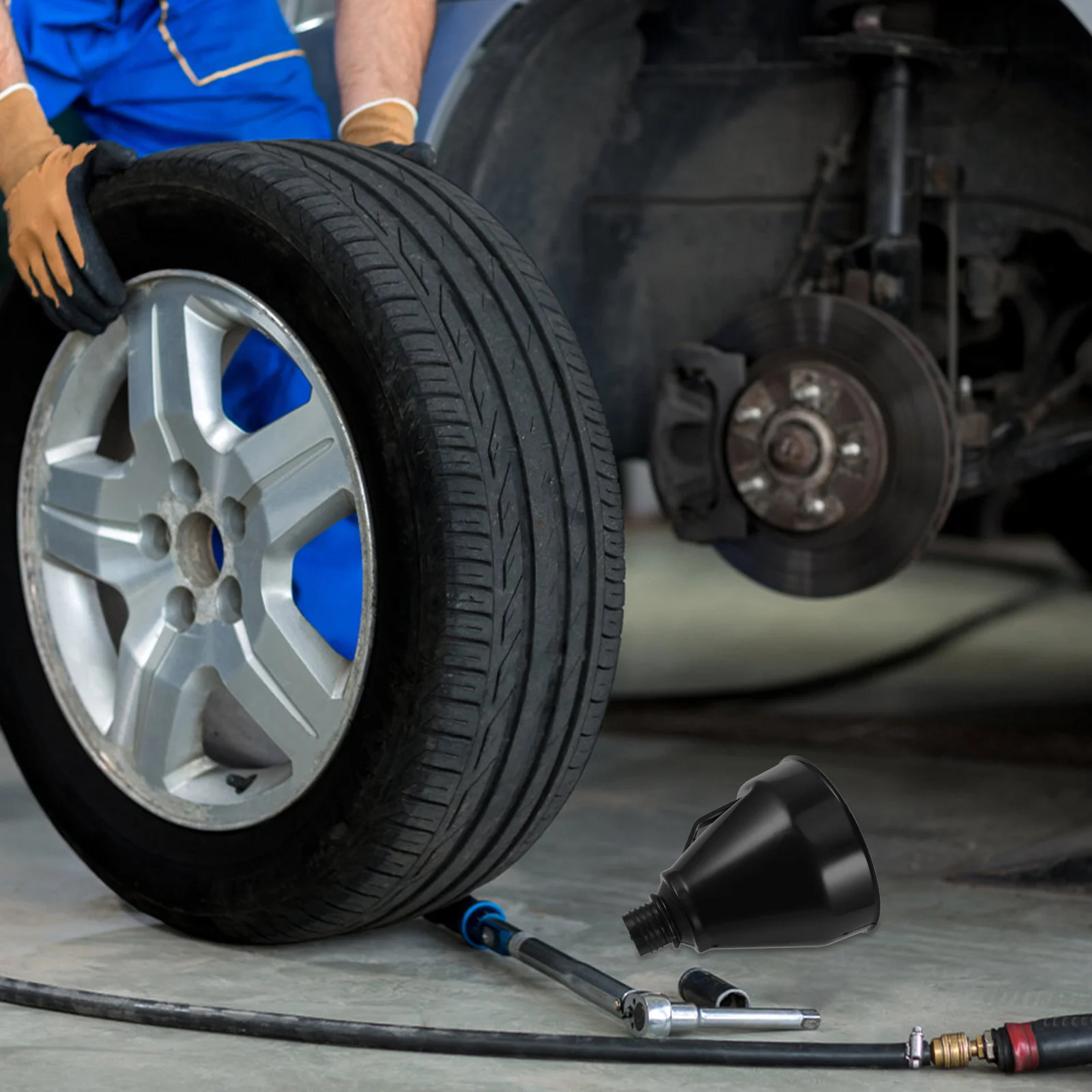 

Mouth Funnel For Automotive Fuel Gas Oil Coolant Transfer Car Motorcycle Engine Funnel With Hose Refueling Tool Kit