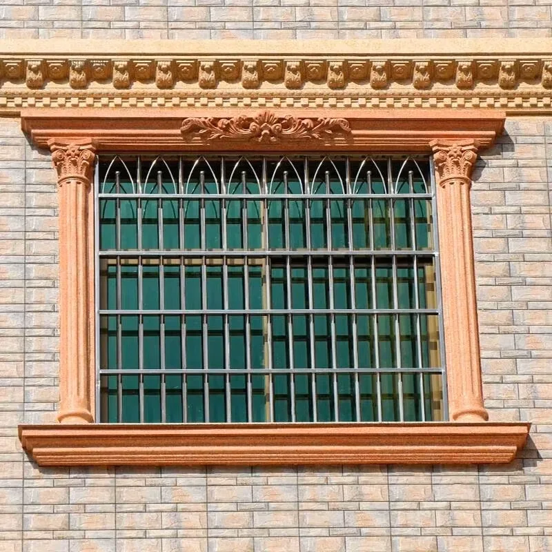 Window Edge Line Plastic Window Mold Garden Decoration European Cast-in-place Cement Roman Column Window Cover Mold Villa