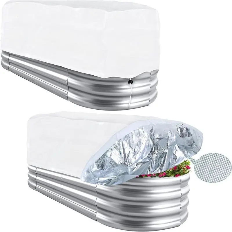 ABRU-Frost Cloth For Outdoor Plants, Rectangular Plant Cover Freezing Protection For Winter, Plant Covers