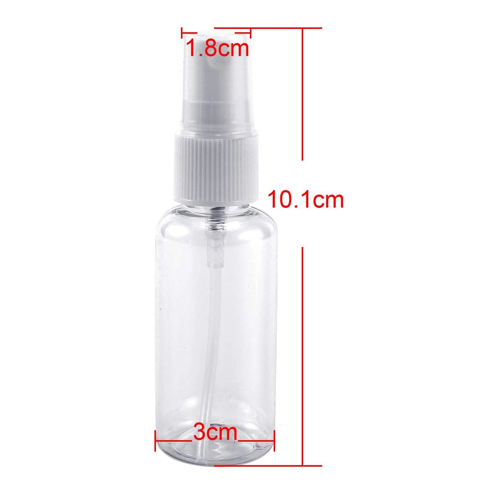 AYMR-20 Pcs 30Ml Travel Spray Bottle Set, Plastic Refillable Spray Bottle, Atomiser Spray Bottle, Fine Mist Spray Bottle