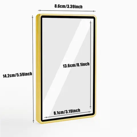 Flerfärgade aluminiumlegering graderade kortskyddsfodral för PSA CGC BGS graderade kort, reptåliga samlarkortshållare 10 best sales PSA-kortfodral - №2